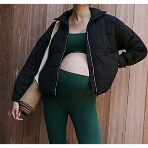 NWT Free People Movement X Hatch Womens Pippa‎ Packable Puffer Jacket XS Black